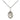 Sterling Silver St. David of Wales patron saint medal necklace, small 1/2 inch pendant on 18 inch chain, handcrafted by Bliss Manufacturing