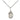 Small Sterling Silver St. Elizabeth of Hungary Patron Saint Medal Necklace 1/2x1/4 18 Inch Chain Bliss