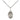 Sterling Silver St. Francis of Assisi Small Patron Saint Medal Necklace 1/2 x 1/4 inch on 18 inch Chain by Bliss