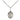 Sterling Silver St. Genesius of Rome patron saint medal necklace small 1/2x1/4 inch pendant 18 inch chain Bliss