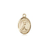 14kt Solid Gold St. Henry II Small Catholic Patron Saint Medal Pendant by Bliss Manufacturing