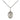 Sterling Silver St. Henry II Small Patron Saint Medal Necklace 1/2 x 1/4 inch with 18 inch Chain by Bliss