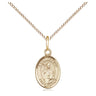 14kt Gold Filled Small St. Kilian Patron Saint Medal Necklace 1/2 x 1/4 with 18 inch Chain by Bliss