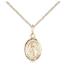Small 14kt gold filled St. Paul the Apostle patron saint medal necklace with 18 inch chain by Bliss
