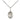 Small sterling silver St. Peter the Apostle medal necklace 1/2 x 1/4 with 18 inch curb chain handcrafted by Bliss