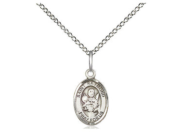 Small Sterling Silver St. Raymond Nonnatus Medal Necklace 1/2 x 1/4 with 18 inch chain Bliss