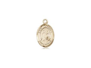 Small 14kt Solid Gold St. Raphael the Archangel Patron Saint Medal Pendant by Bliss USA