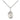 Sterling Silver Small St. Rita of Cascia Patron Saint Medal Necklace 1/2 x 1/4 inch with 18 inch chain by Bliss