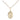 Small 14kt Gold Filled St. Scholastica Patron Saint Medal Necklace, 1/2 x 1/4 inch pendant on 18 inch chain, USA made by Bliss