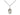 Small Sterling Silver St. Scholastica Patron Saint Medal Necklace, 1/2 x 1/4 inch pendant on 18 inch chain, USA made by Bliss