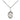 Sterling Silver Our Lady Star of the Sea medal necklace with 18 inch chain by Bliss Manufacturing