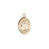 14kt Solid Gold St. Edith Stein Patron Saint Medal Pendant, 1/2 x 1/4 inch, handcrafted by Bliss