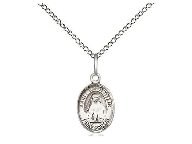 Small sterling silver St. Edith Stein patron saint medal necklace with 18 inch chain by Bliss