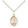 14kt Gold Filled St. Timothy Catholic patron saint medal necklace 1/2 x 1/4 inch on 18 inch chain by Bliss Manufacturing