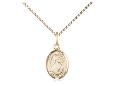 14kt Gold Filled St. Thomas the Apostle Patron Saint Medal Necklace 1/2x1/4 inch on 18 inch chain by Bliss