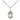 Sterling silver St. Thomas the Apostle medal necklace with 18 inch curb chain, 1/2 by 1/4 inch pendant, Bliss Manufacturing