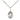 Sterling Silver St. Veronica Patron Saint Medal Necklace 1/2 x 1/4 inches with 18 inch chain by Bliss