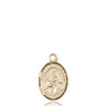 14kt solid gold St. John of God patron saint medal pendant handcrafted in USA by Bliss Manufacturing