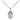 Sterling silver St. John of God patron saint medal necklace with 18 inch chain handcrafted by Bliss Manufacturing