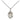 Sterling silver St. Casimir of Poland patron saint medal necklace with 18 inch chain, handcrafted by Bliss USA