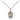 Small sterling silver St. William of Rochester patron saint medal necklace with 18 inch chain by Bliss