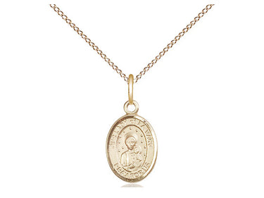 14kt Gold Filled Our Lady of La Vang Medal Necklace 1/2 x 1/4 inch with 18 inch chain by Bliss USA