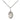 Sterling Silver Our Lady of La Vang Small Medal Necklace 1/2 x 1/4 inch with 18 inch chain by Bliss