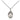 Sterling silver St. Julie Billiart patron saint medal necklace with 18 inch chain handcrafted by Bliss Manufacturing