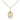 Gold Filled Small Guardian Angel Pendant Necklace 1/2 x 1/4 with 18 inch chain handmade by Bliss
