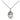 Sterling Silver Small St. Leo the Great Patron Saint Medal Necklace 1/2 x 1/4 inch with 18 inch Chain by Bliss