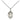 Sterling Silver St. Bridget of Sweden small patron saint medal necklace 1/2 x 1/4 inches with 18 inch chain by Bliss