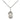 Sterling silver St. Brigid of Ireland patron saint medal necklace 1/2 x 1/4 inch with 18-inch chain by Bliss