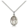 Sterling Silver St. Stanislaus Patron Saint Medal Necklace 1/2 x 1/4 inch with 18 inch Chain by Bliss