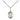 Sterling Silver St. Agnes of Rome Patron Saint Medal Necklace 1/2 x 1/4 inch with 18 inch Chain by Bliss