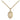 Small 14kt gold filled Maria Stein shrine pendant necklace 1/2 x 1/4 inch with 18 inch chain by Bliss