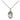 Sterling Silver St. Ambrose Patron Saint Medal Necklace 1/2 x 1/4 inch on 18 inch Chain by Bliss