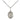 Sterling silver St. Martin of Tours patron saint medal necklace with 18 inch chain, 1/2 x 1/4 inch, handcrafted by Bliss Manufacturing