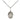 Small Sterling Silver St. Vincent Ferrer Patron Saint Medal Necklace 1/2 x 1/4 inch 18 inch Chain Bliss