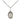 Sterling Silver St. Augustine of Hippo Patron Saint Medal Necklace 1/2 x 1/4 inch on 18 inch Chain by Bliss