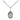 Small Sterling Silver St. Madonna Del Ghisallo Medal Necklace 1/2 inch with 18 inch Chain by Bliss