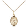 Gold Filled St. John Neumann Patron Saint Medal Necklace 1/2 inch on 18 inch chain by Bliss