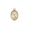 14kt Solid Gold St. John Neumann Patron Saint Medal Pendant 1/2 inch by Bliss Manufacturing