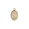 Small 14kt Solid Gold Infant of Prague Medal Pendant 1/2 x 1/4 inch by Bliss