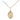 Small 14kt gold filled St. Maria Goretti patron saint medal necklace with 18 inch chain, handcrafted by Bliss Manufacturing USA