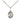 Sterling Silver St. Petronille Patron Saint Medal Necklace, 1/2 x 1/4 inch pendant on 18 inch chain, handcrafted by Bliss