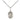Sterling Silver St. Therese of Lisieux Little Flower Medal Necklace, 1/2 x 1/4 inch with 18 inch chain, USA made by Bliss