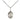 Sterling Silver St. Germaine Cousin Small Patron Saint Medal Necklace with 18 Inch Chain by Bliss
