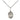 Small Sterling Silver St. Anastasia Patron Saint Medal Necklace 1/2 x 1/4 inch with 18 inch Chain by Bliss