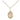 14kt Gold Filled St. Gertrude of Nivelles Patron Saint Medal Necklace 1/2 x 1/4 with 18 inch Curb Chain by Bliss Manufacturing