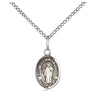 Sterling Silver St. Joseph The Worker small patron saint medal necklace with 18 inch chain by Bliss